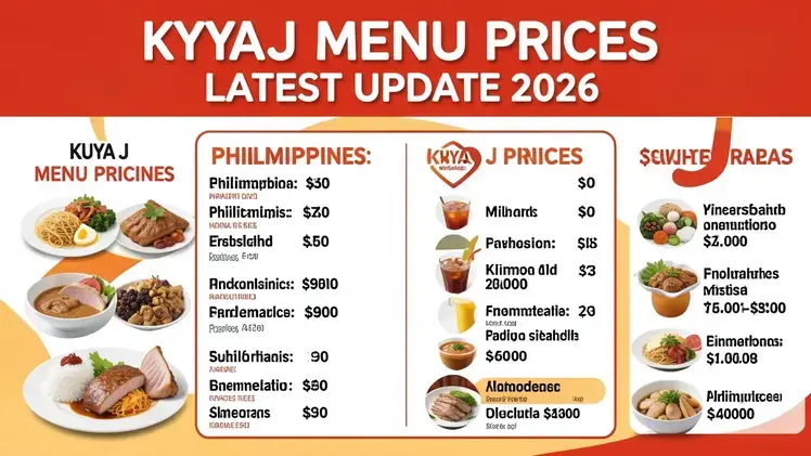 Kuya J Menu Prices  Philippines Latest Update